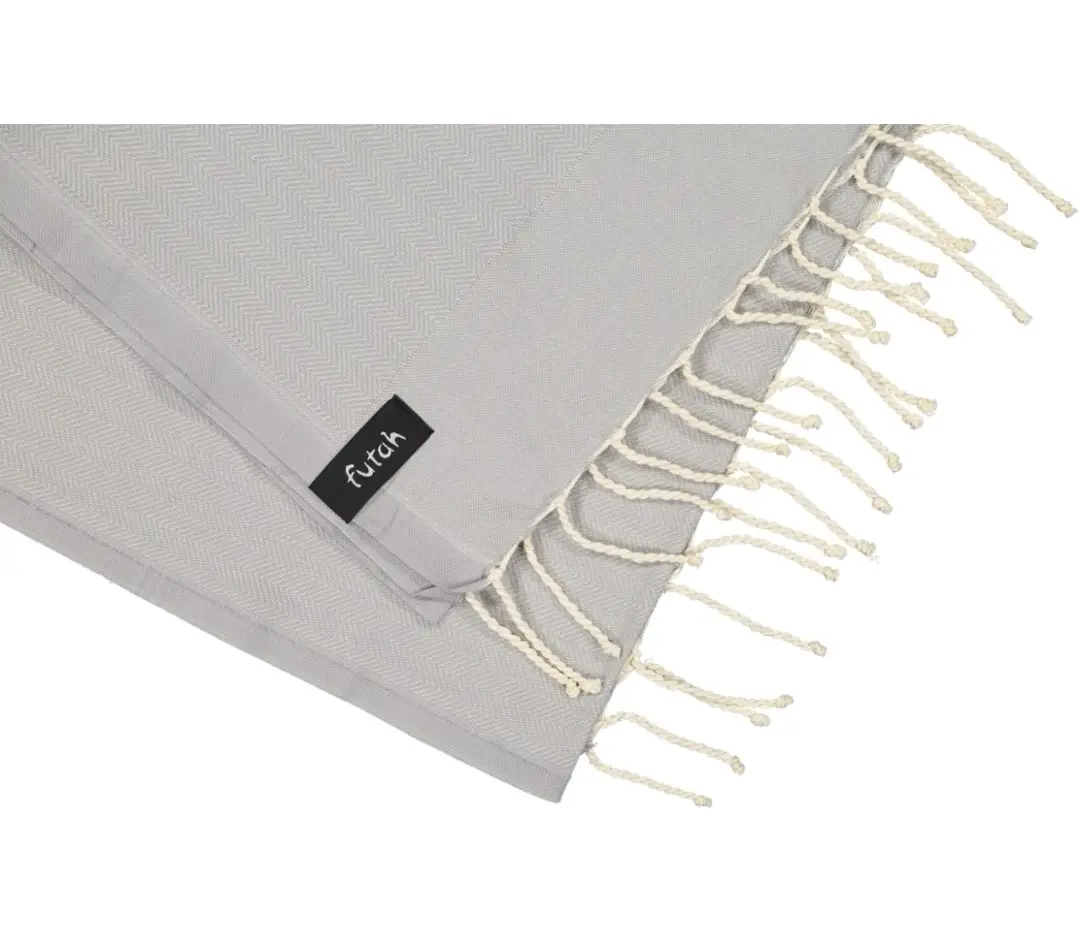 Futah - Ericeira Grey Kids Towel (2)