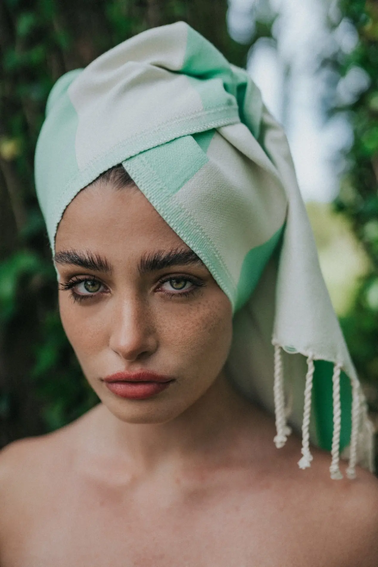 Futah - Zavial Verte Eau Serviette Individuelle  (4)