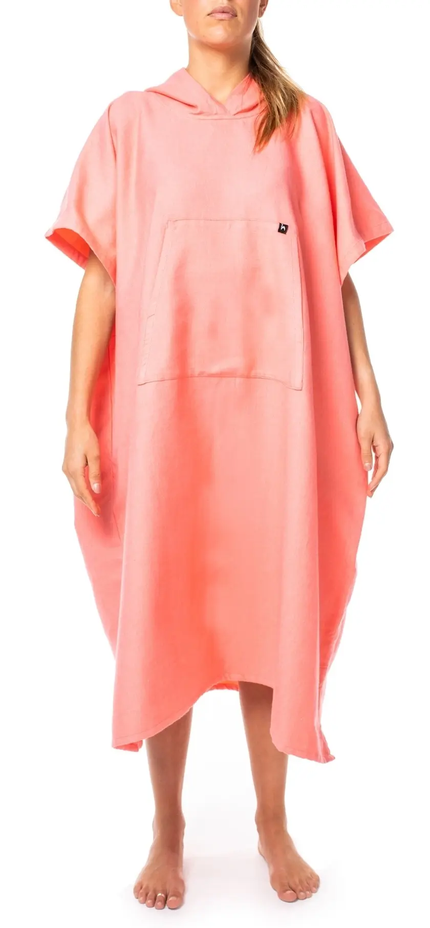 Futah - Ericeira Coral Poncho  (3)