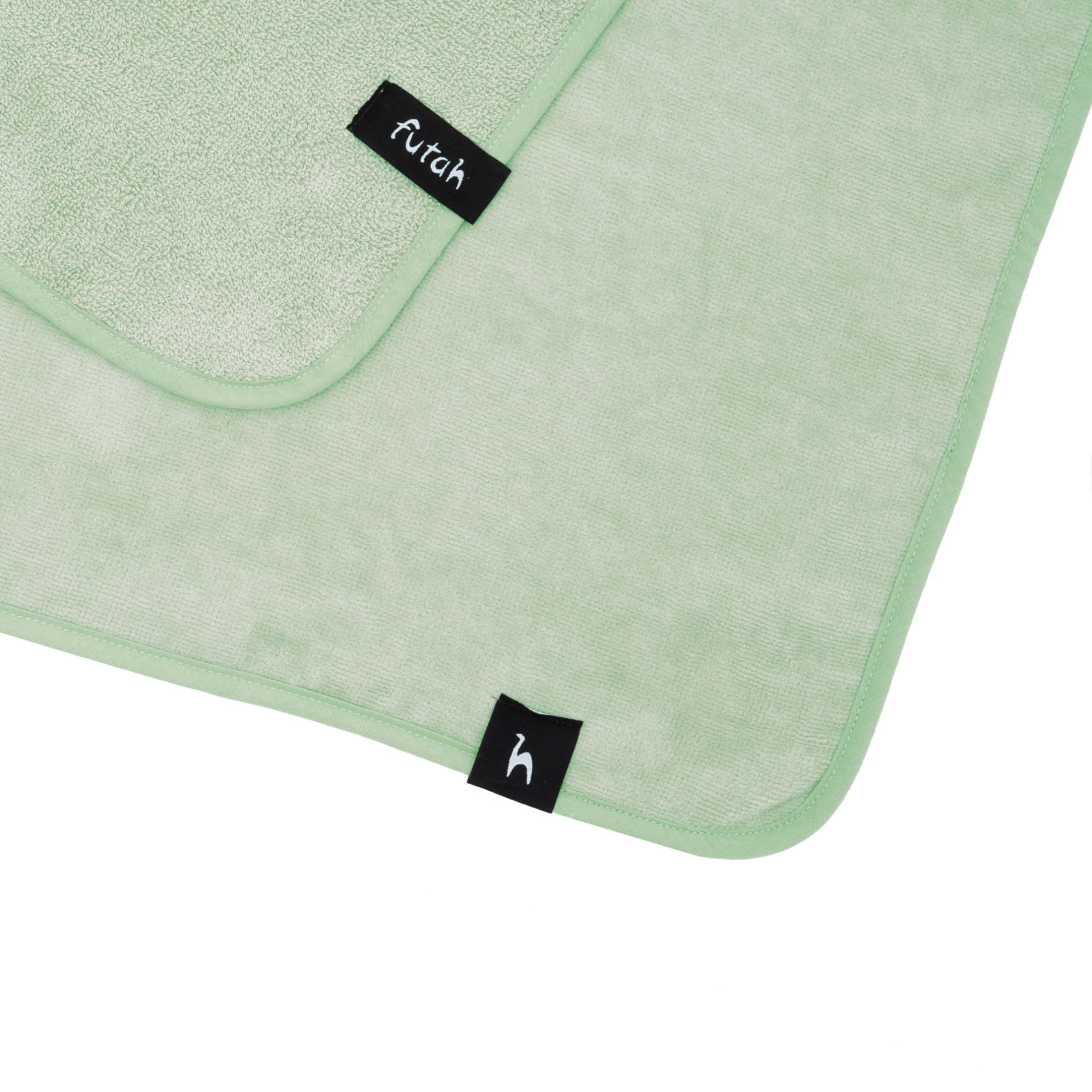 Futah - Ericeira Vert Serviette Épongé (2)