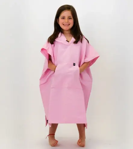 Ericeira Rose Poncho Enfant (2)