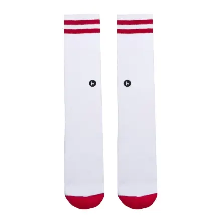 Benfica Socks Stripes White (2)