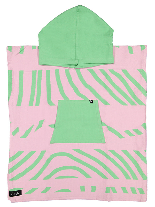 Futah - Dierma Rose Poncho Enfant (1)