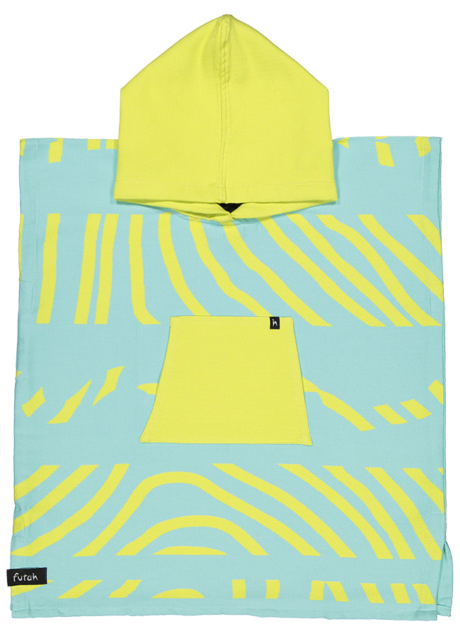 Futah - Dierma Bleu Poncho Enfant (1)