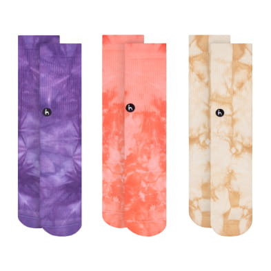 3-Pack Chaussettes Sport Tie Dye A