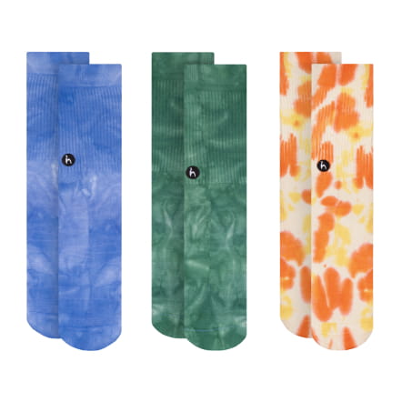 3-Pack Chaussettes Sport Tie Dye B