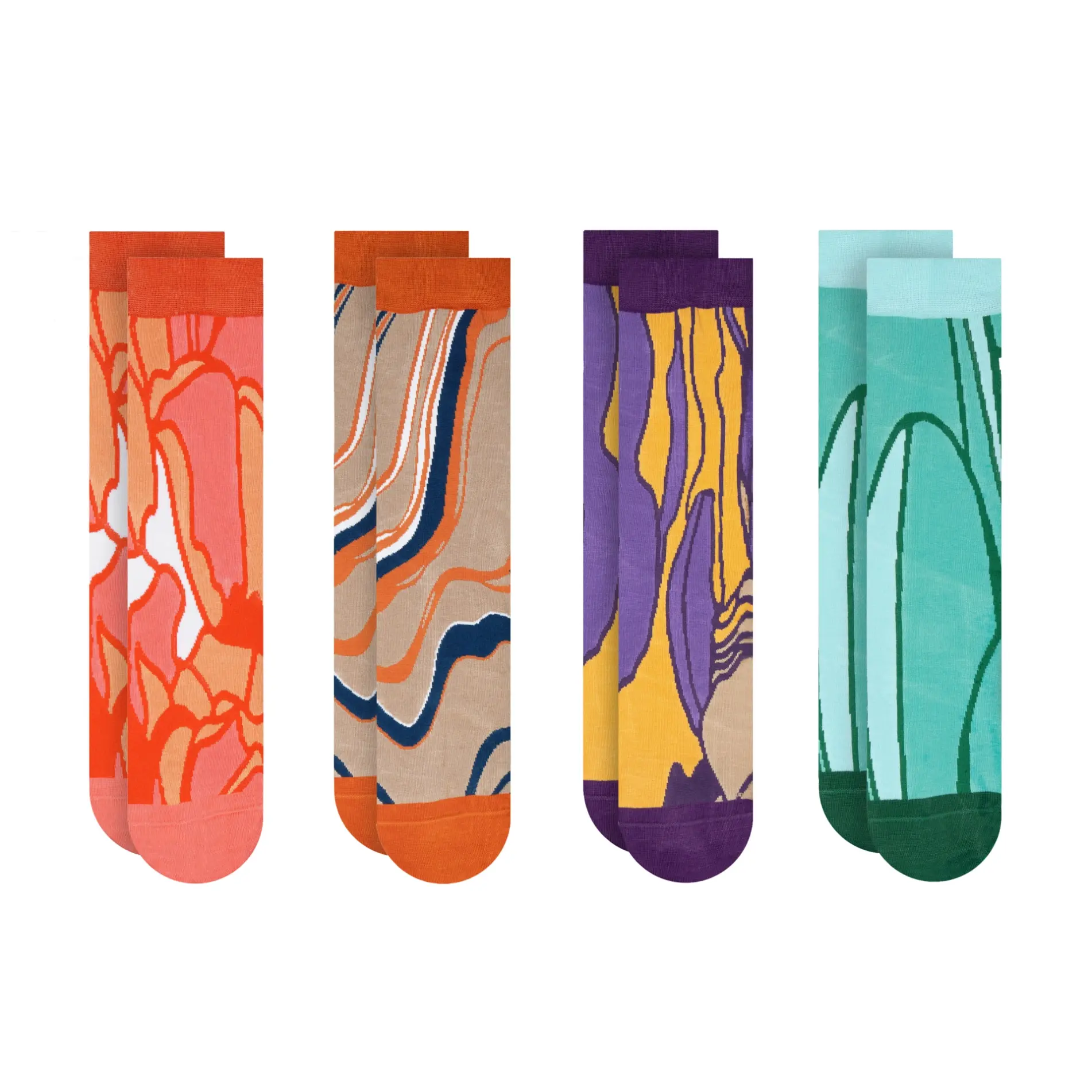 Futah - 4-Pack Chaussettes - Collection DÉSERT - WWF® (1)