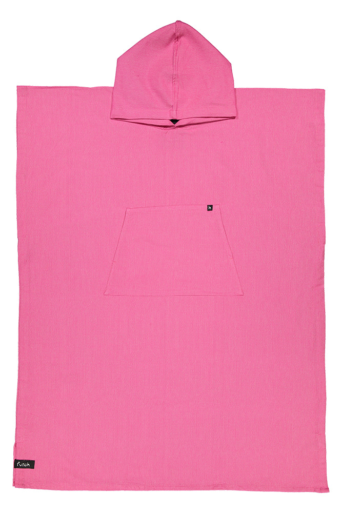 Futah - Ericeira Rose Foncé Poncho  (1)