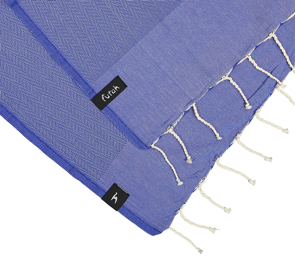 Futah - Ericeira Bleu Marine Serviette de plage (2)