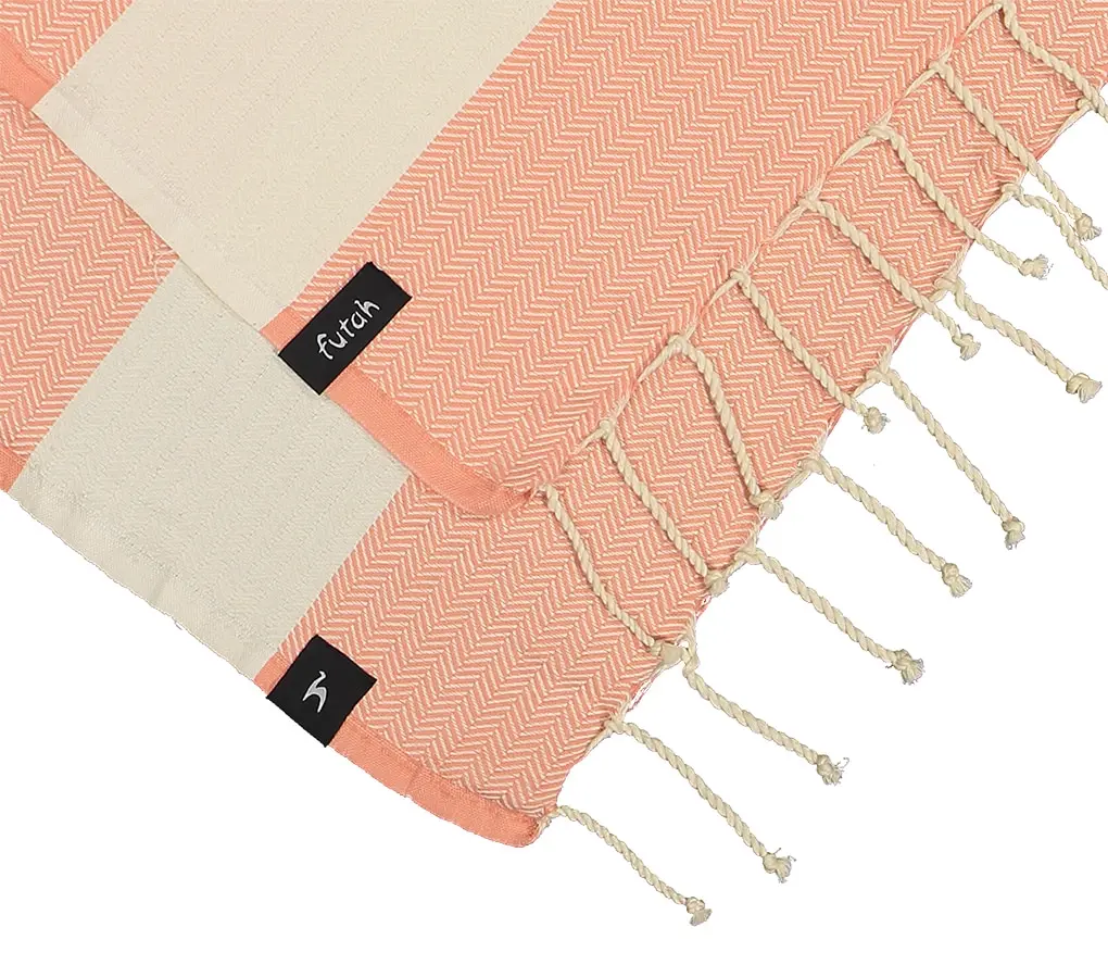 Futah - Bedu Coral Beach towel  (2)