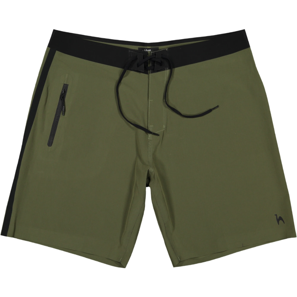 Futah - Short de bain Vert Khaki Ericeira (1)