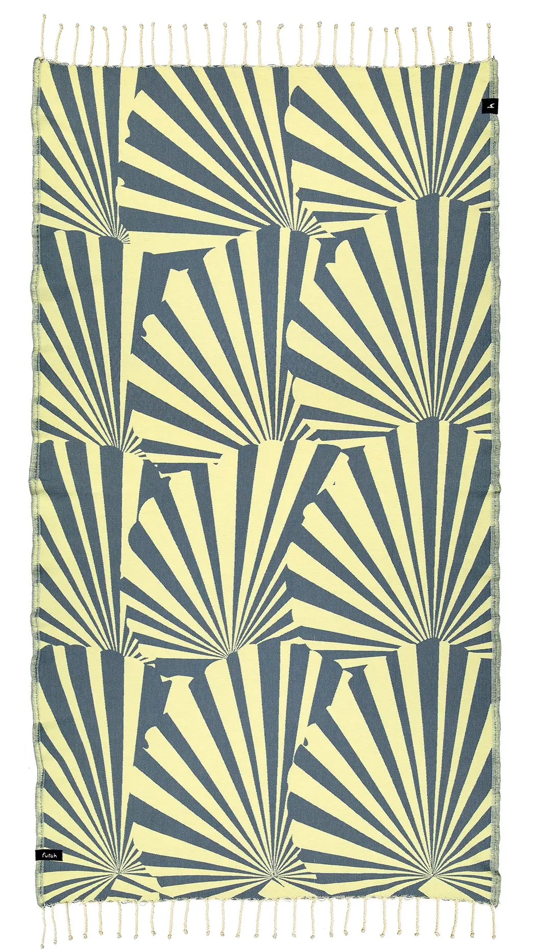 Futah - Taiga Blue Beach Towel (1)