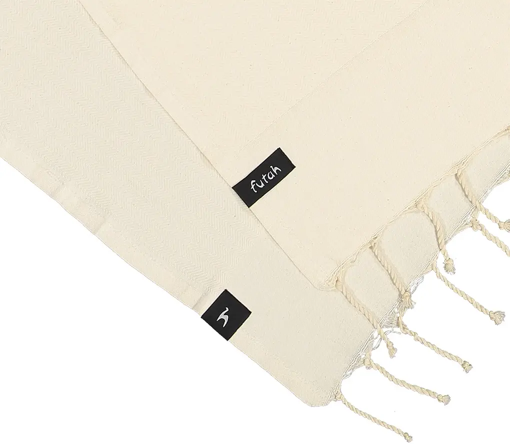 Futah - Ericeira Blanc Serviette de plage (2)