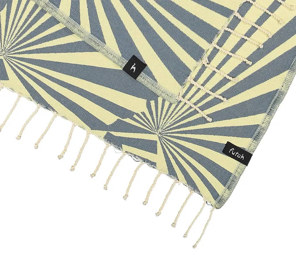 Futah - Taiga Blue Beach Towel (2)
