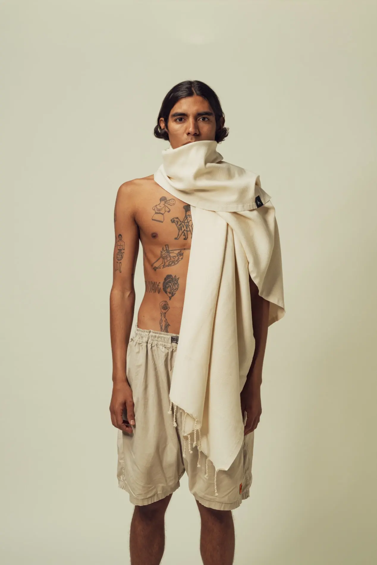 Futah - Ericeira Blanc Serviette de plage (3)