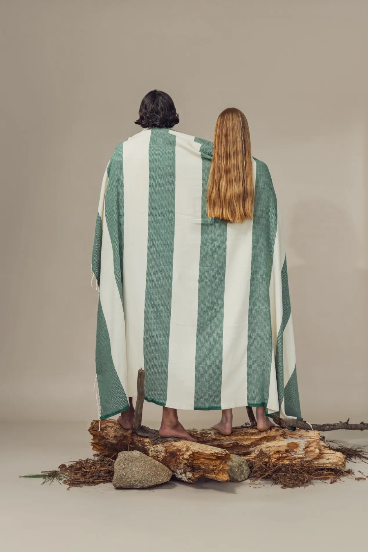 Futah - Bedu Vert Serviette Grande (3)