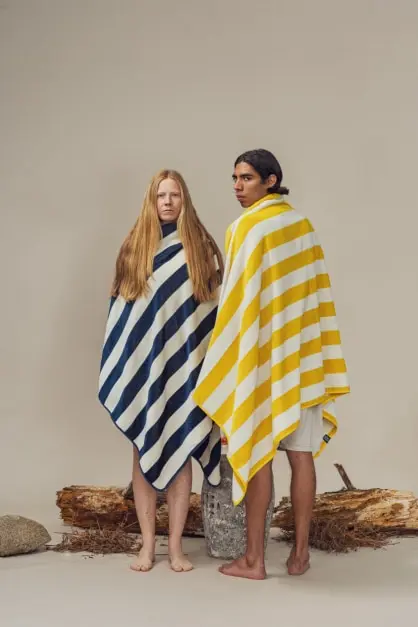 Bedu Bleu Serviette Épongé  (2)