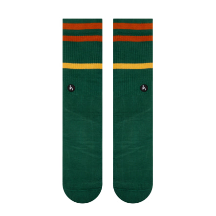 Chaussettes Rayures Vert Argile (2)