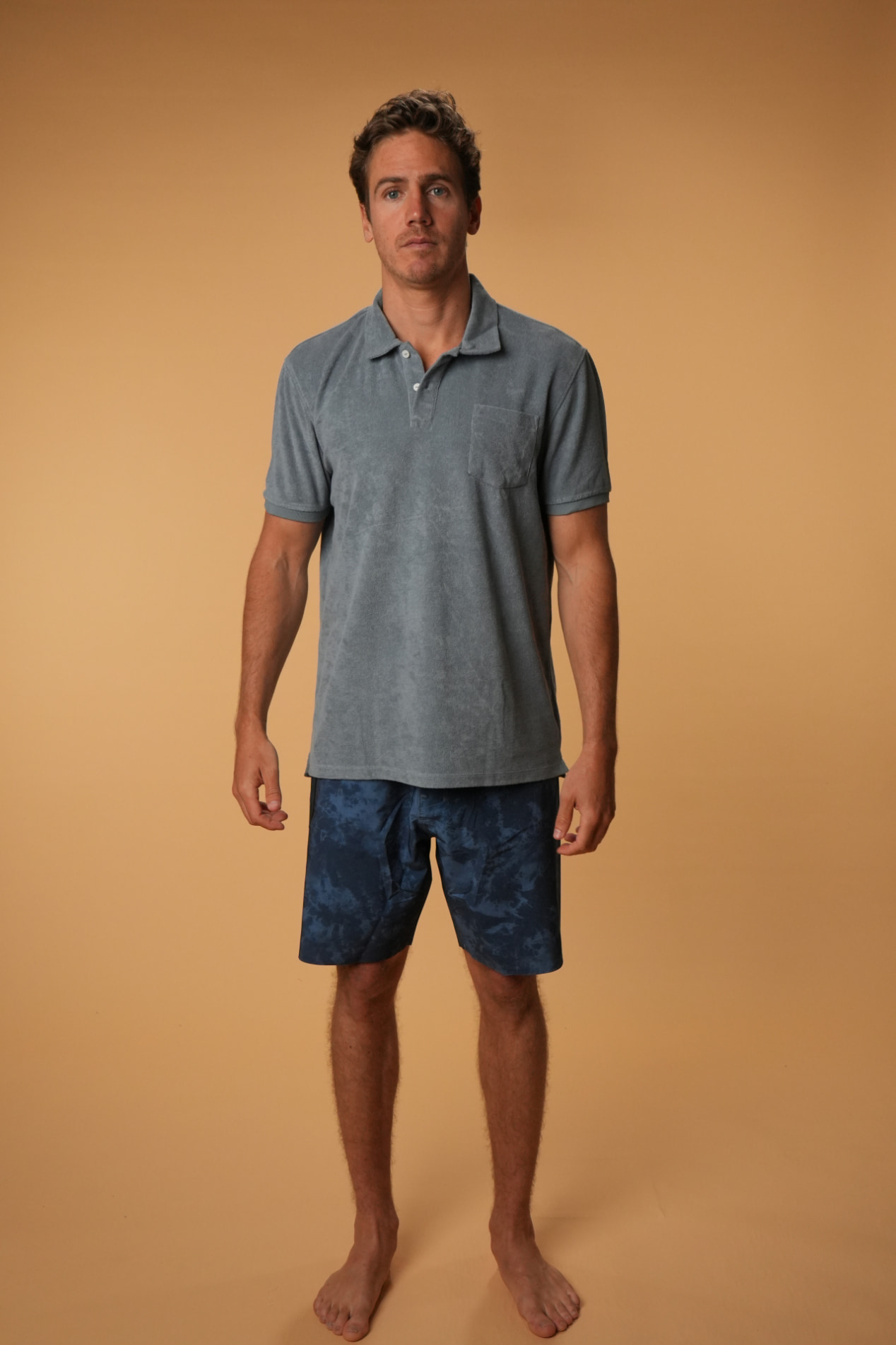 Futah - Polo Terry Gris Minéral (4)