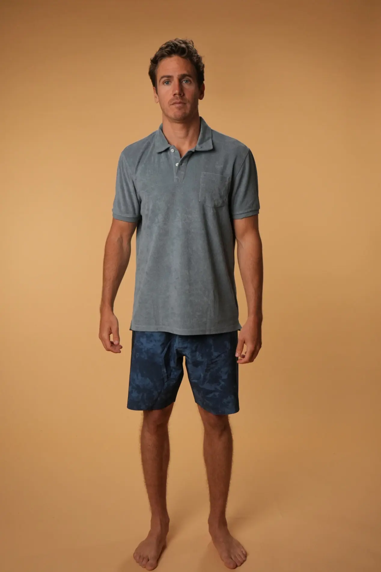 Futah - Polo Terry Gris Minéral (4)