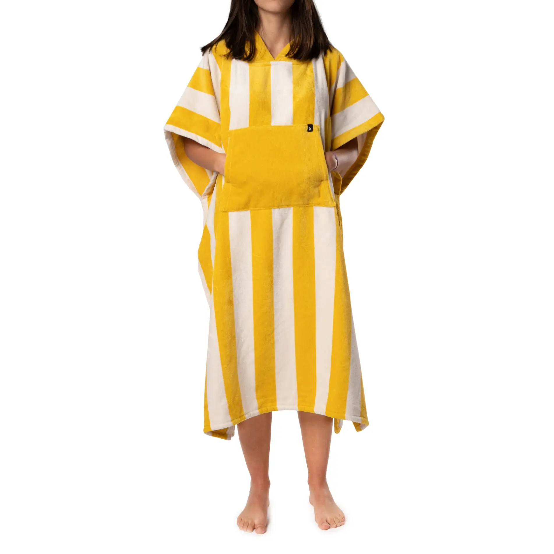 Futah - Bedu Jaune Poncho Épongé  (4)