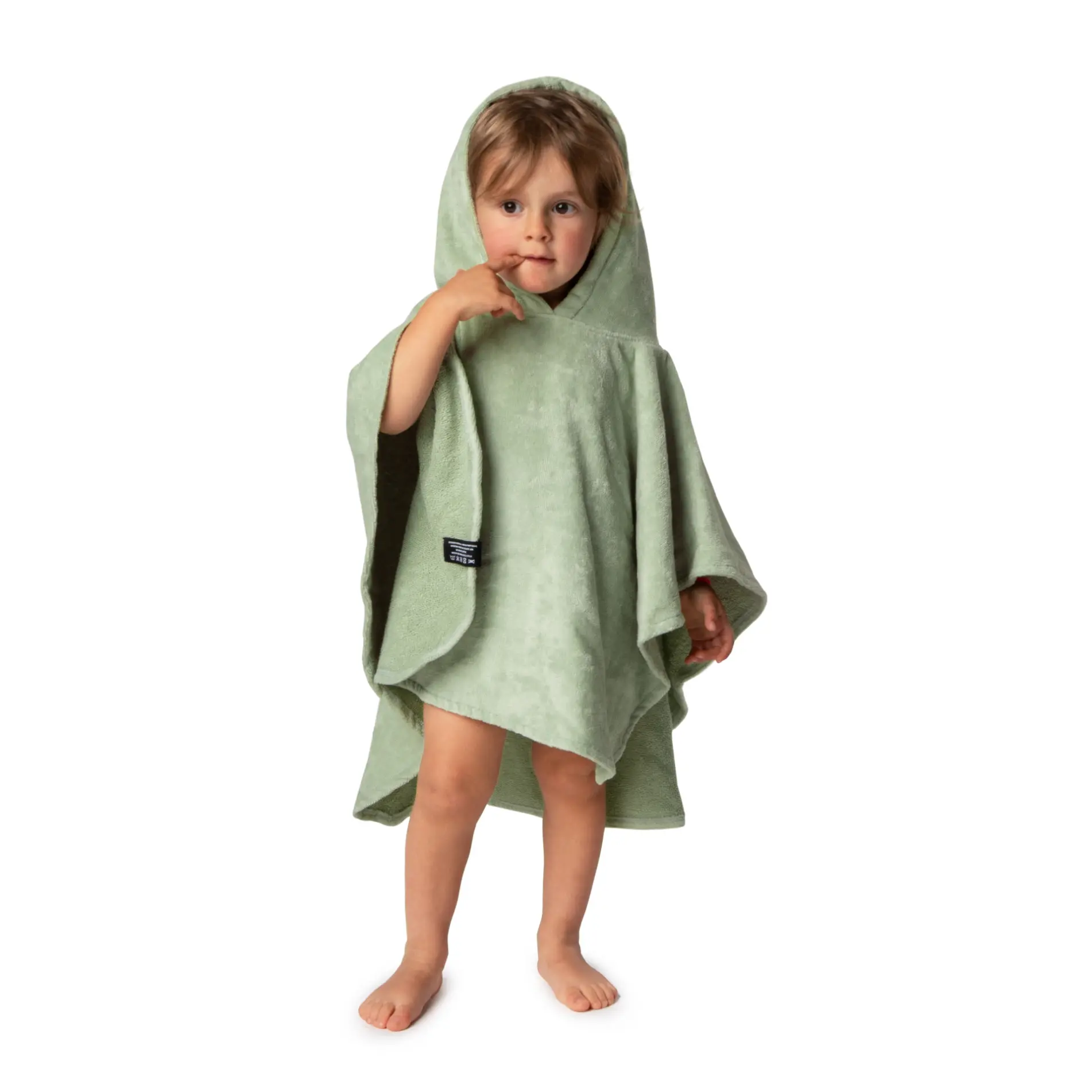 Futah - Ericeira Vert Poncho Épongé Baby (3)