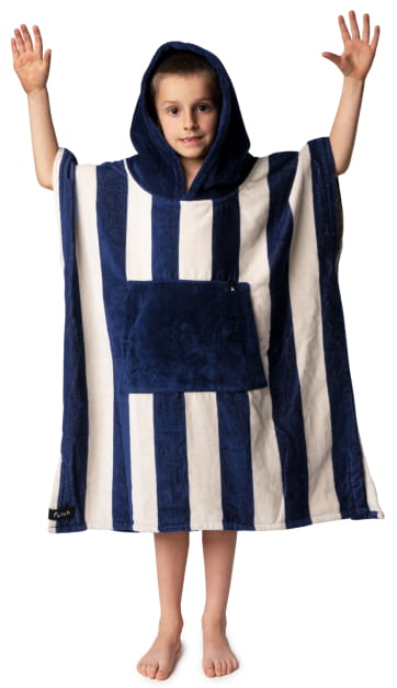 Bedu Bleu Poncho Épongé Enfant