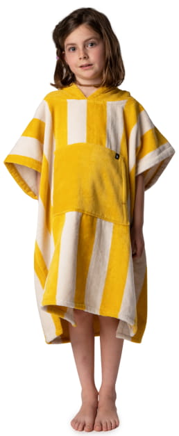 Bedu Jaune Moutarde Poncho Épongé Enfant