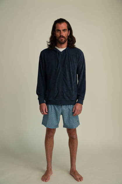 Futah Sweat à capuche en éponge
