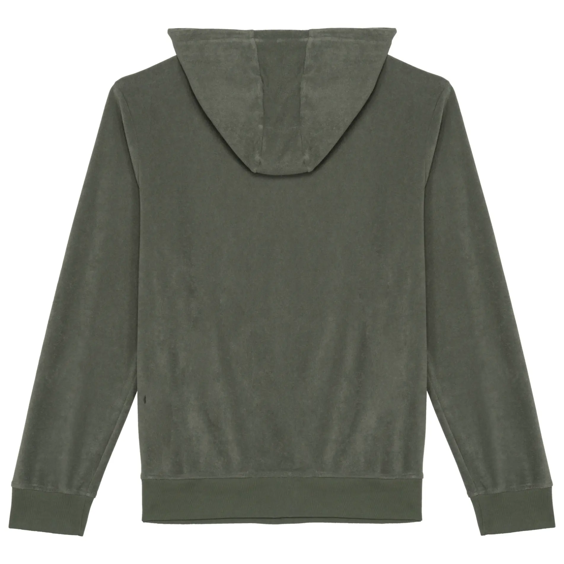 Futah - Sweat à capuche en éponge Kaki (4)