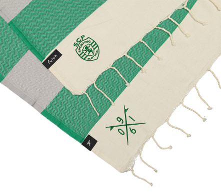 Sporting Clube de Portugal Serviette de plage - officielle (2)