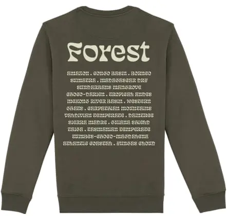 Sweatshirt Coton Biologique - Forest