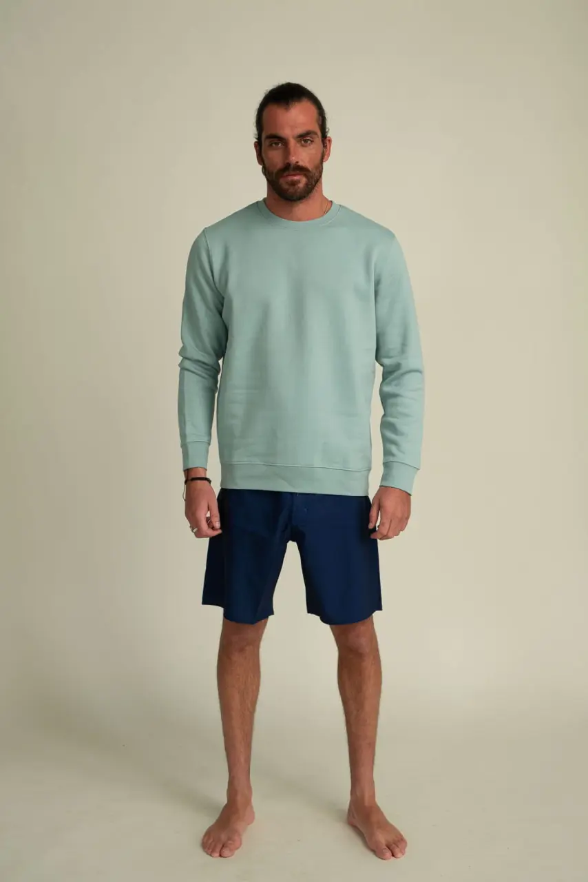 Futah - Sweatshirt Coton Biologique - Sea (1)