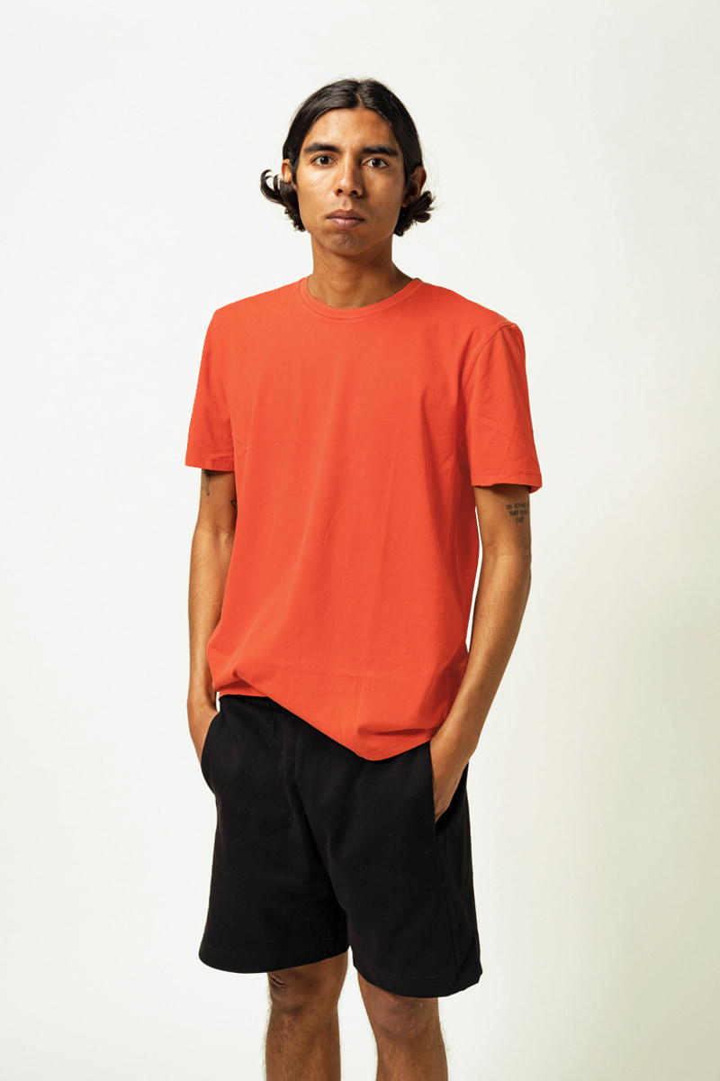 Futah - T-shirt en coton biologique Paprika - Lisboa (2)