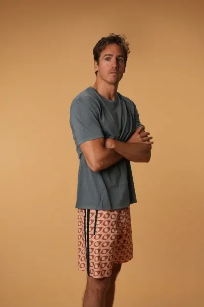 T-shirt en coton biologique gris minéral - Plage (2)