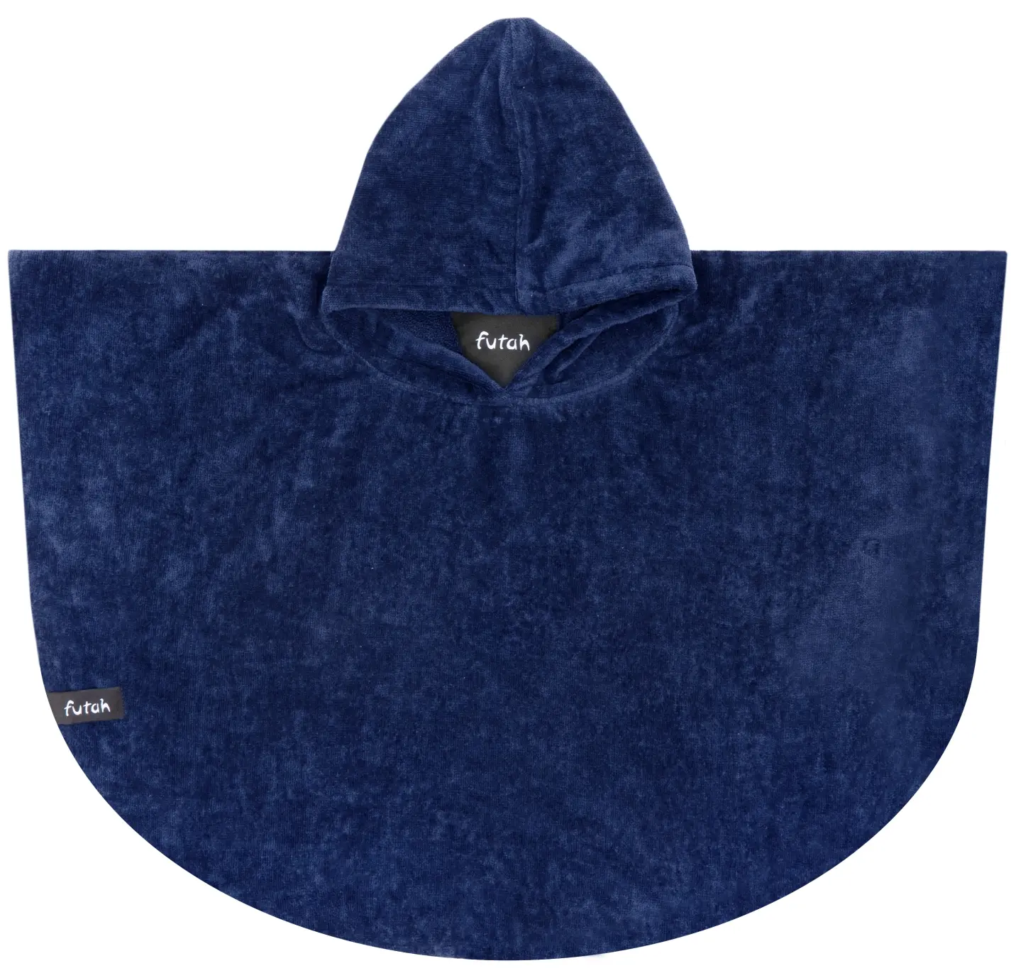 Futah - Bedu Bleu Navy Poncho Épongé Bébé (1)