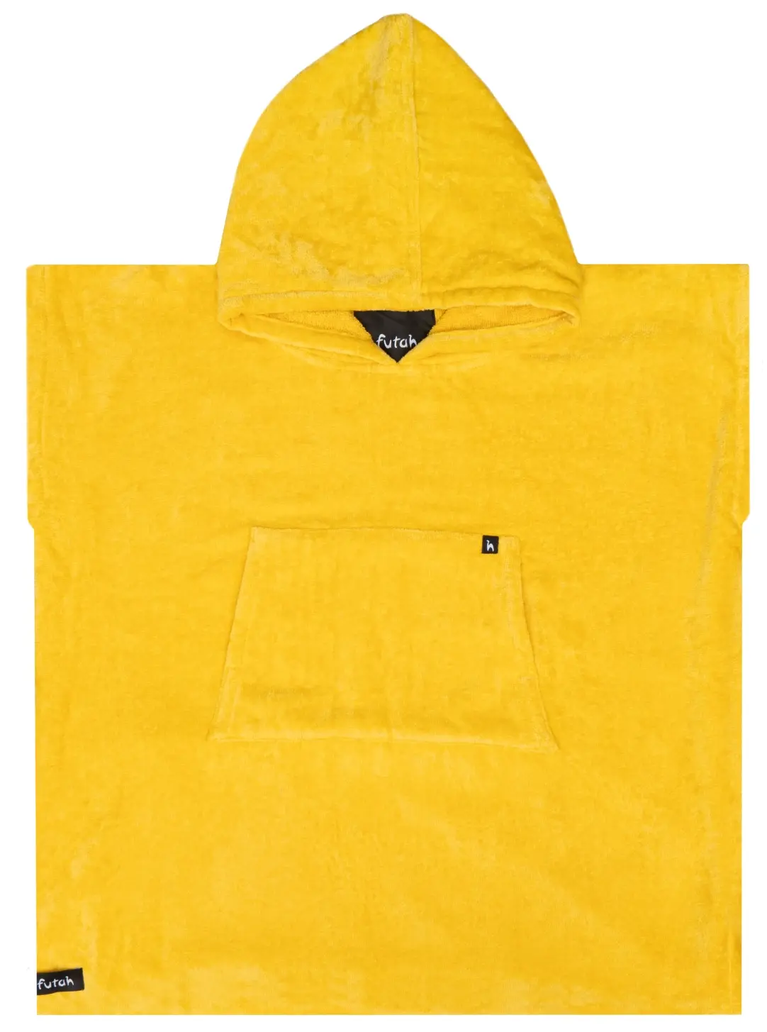 Futah - Ericeira Mustard Terry Poncho Kids (1)