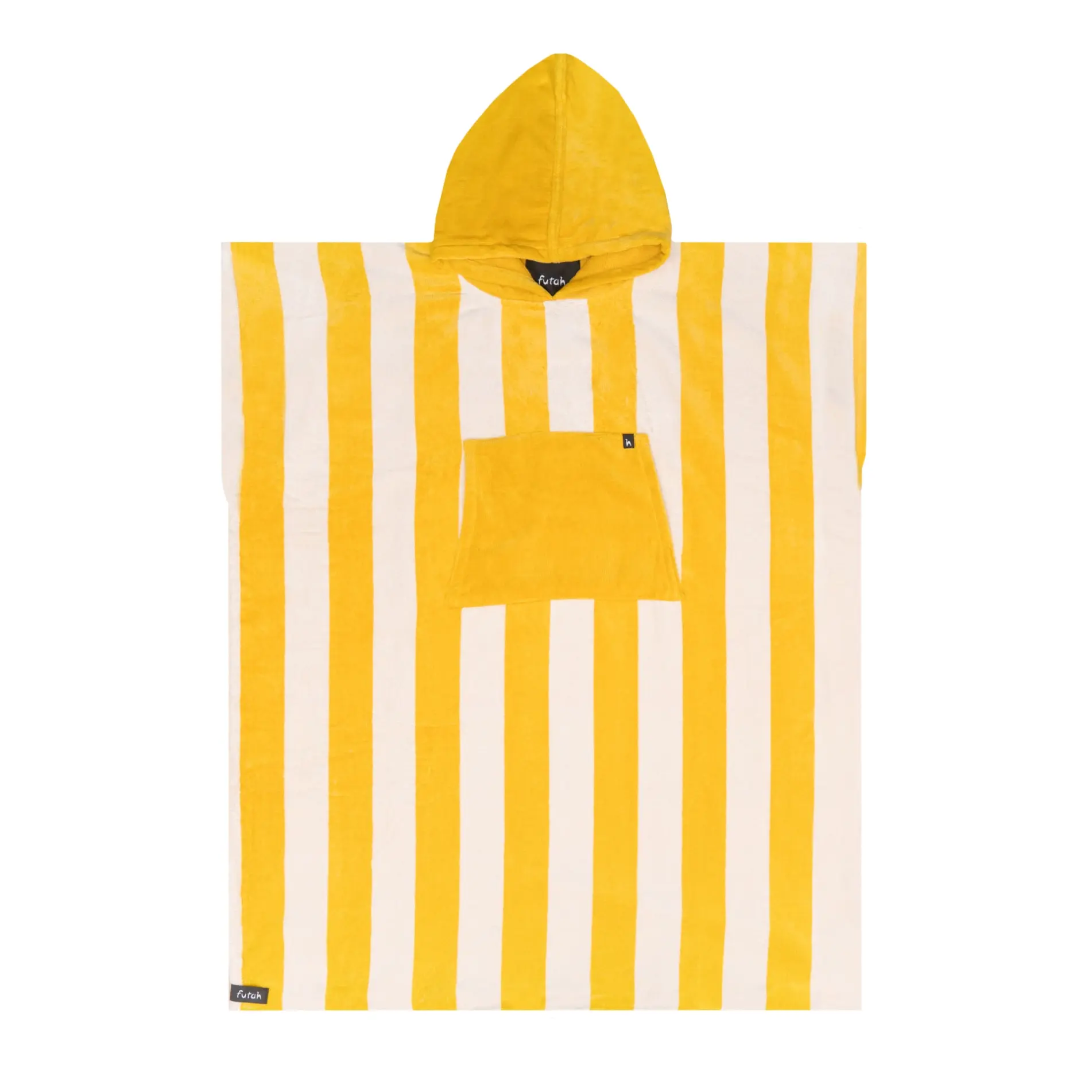 Futah - Bedu Jaune Poncho Épongé  (1)