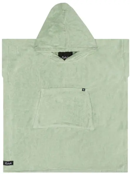 Ericeira Jaune Vert Poncho Épongé Enfant