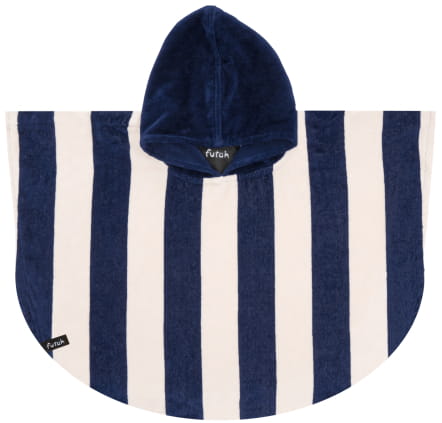 Bedu Bleu Poncho Épongé Bébé