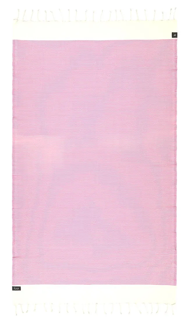 Futah - Serviette de Plage Nazaré Rose (1)