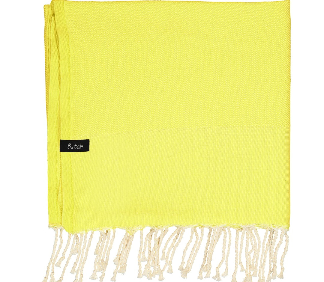 Futah - Serviette de Plage Ericeira Yellow (3)