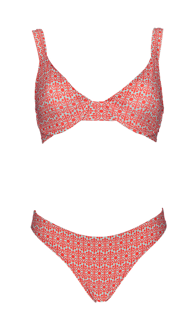 Futah - Flora Aquatique et Corail Bikini Bralette (1)