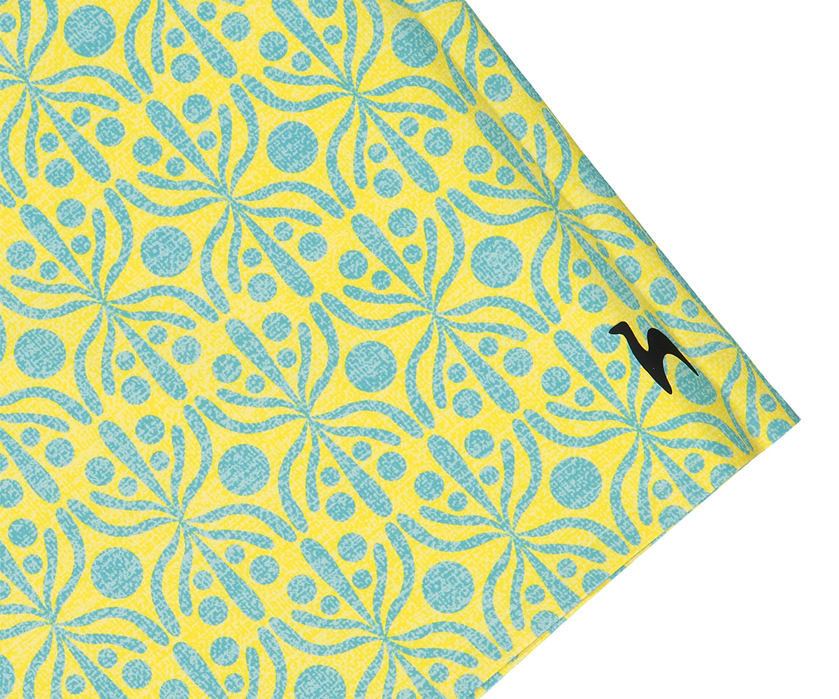 Futah - Short de Bain Jaune & Eau Flora (7)