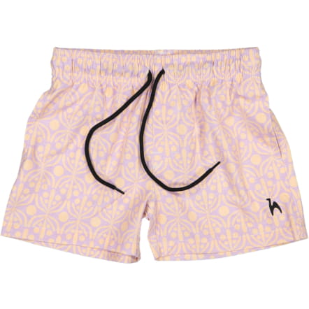 Futah Short de Bain Moka & Violet Flora