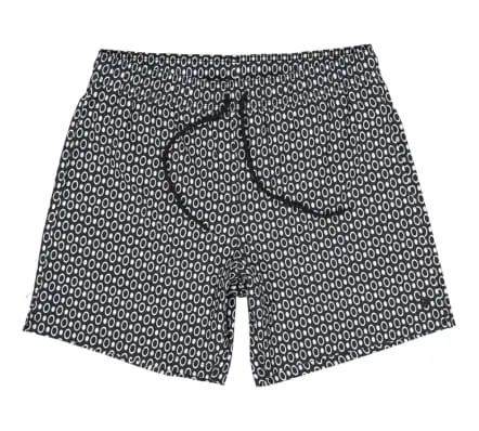 Short de Bain Classique Noir Pulse
