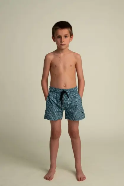 Short de Bain Enfant Vert Pulse (2)