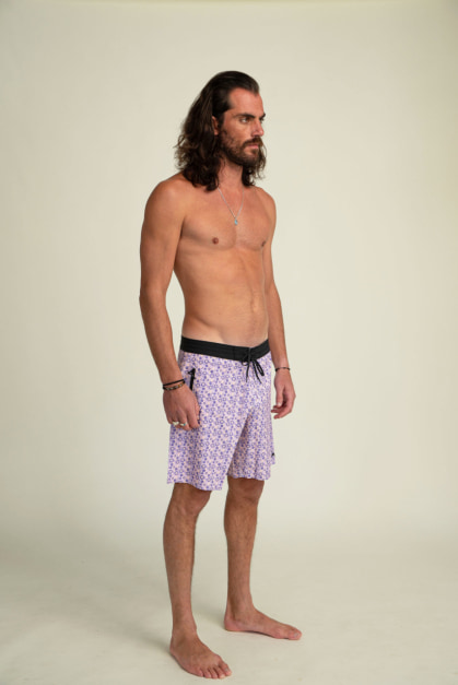 Vortex Mocha & Violet Boardshorts (2)