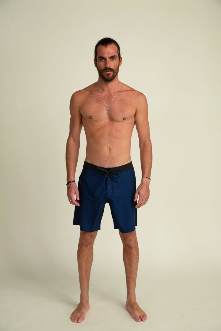 Futah - Short de Bain Bleu Foncé Ericeira (1)