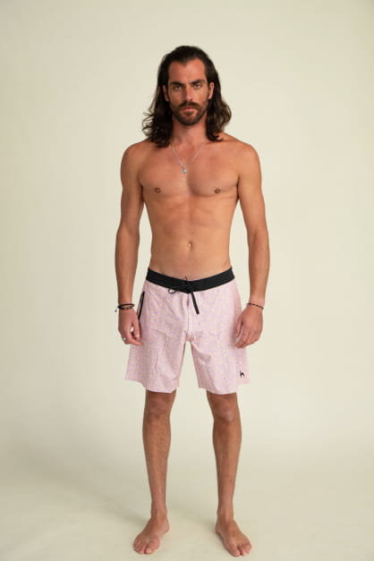 Flora Mocha & Violet Boardshorts